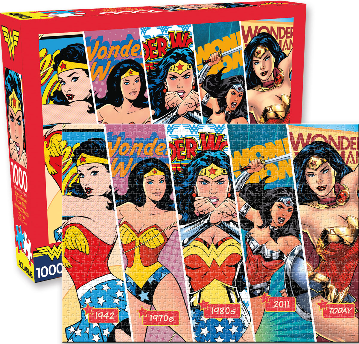 DC Comics Wonder Woman Timeline Superheroes Jigsaw Puzzle