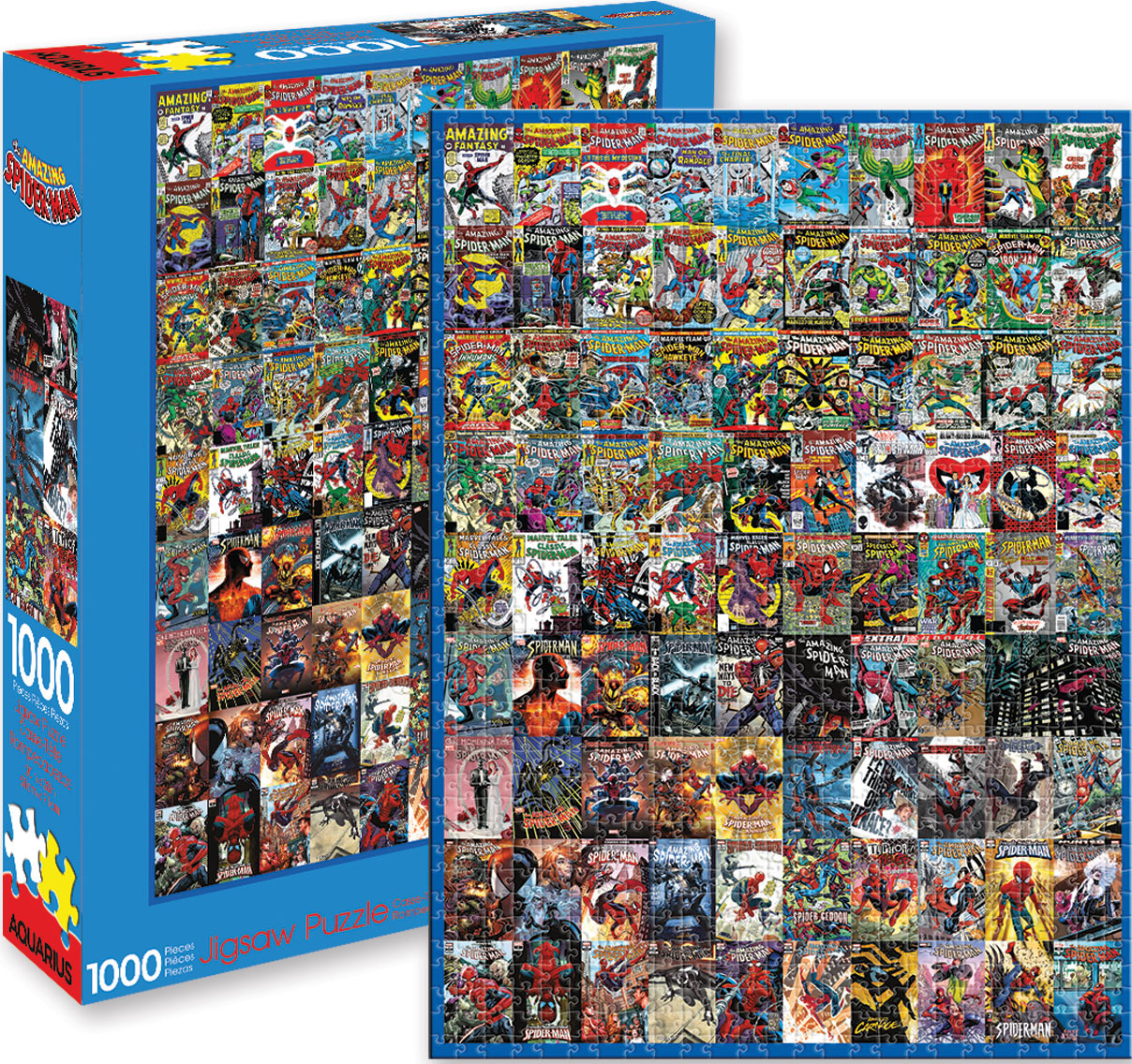 Marvel Spider-Man Covers - Scratch and Dent Superheroes Jigsaw Puzzle