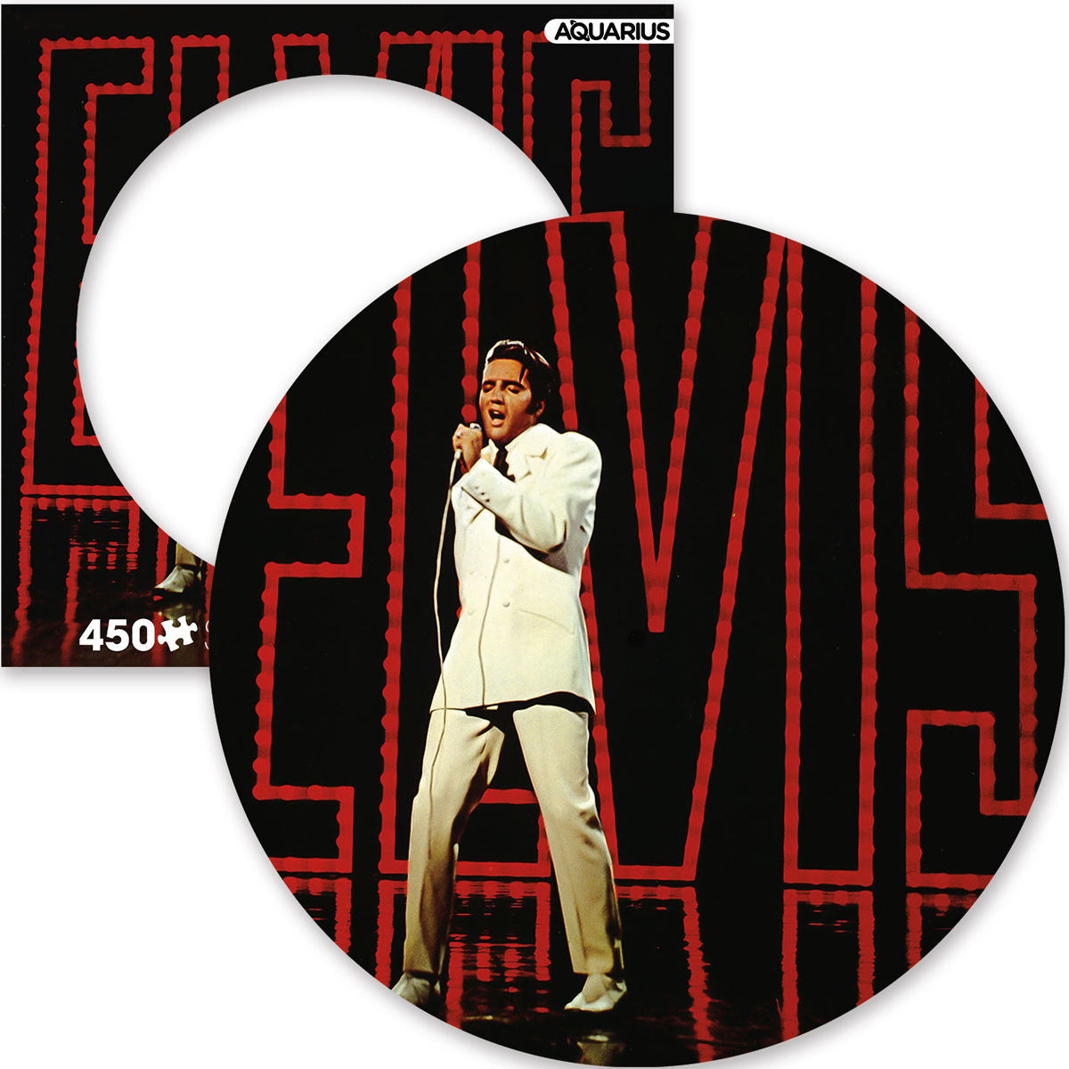 Elvis 68' Comeback Picture Disc Puzzle Famous People Jigsaw Puzzle
