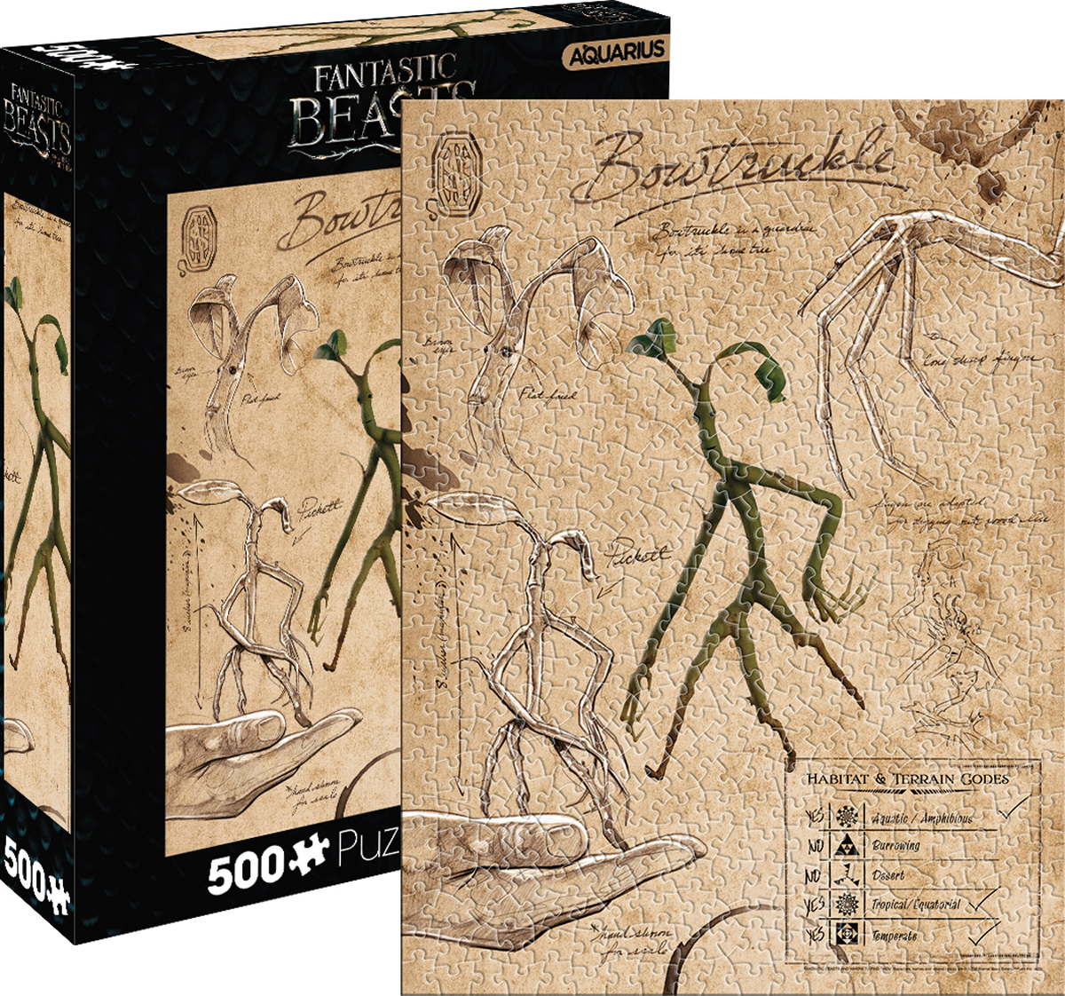 Fantastic Beasts Bowtruckle Movies & TV Jigsaw Puzzle