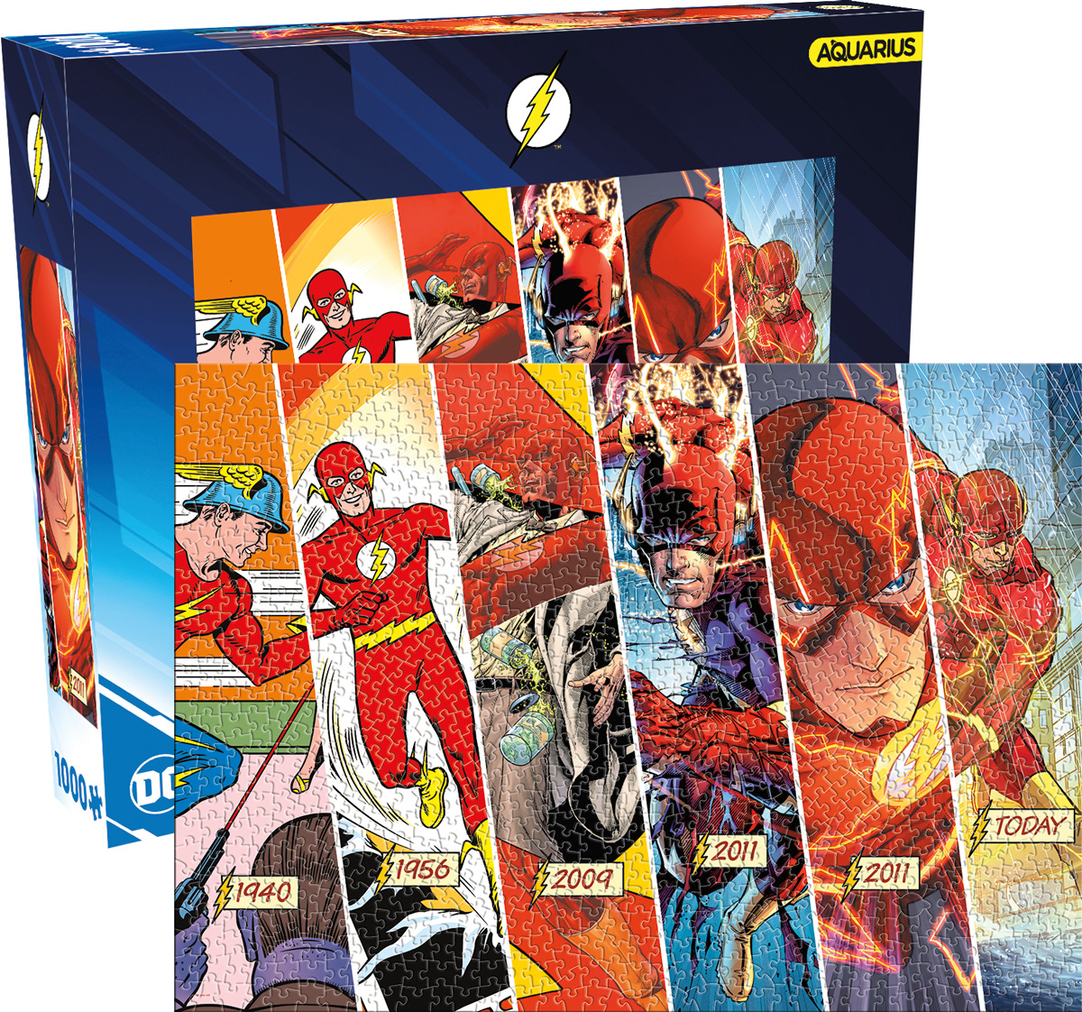 DC Comics The Flash Timeline Superheroes Jigsaw Puzzle