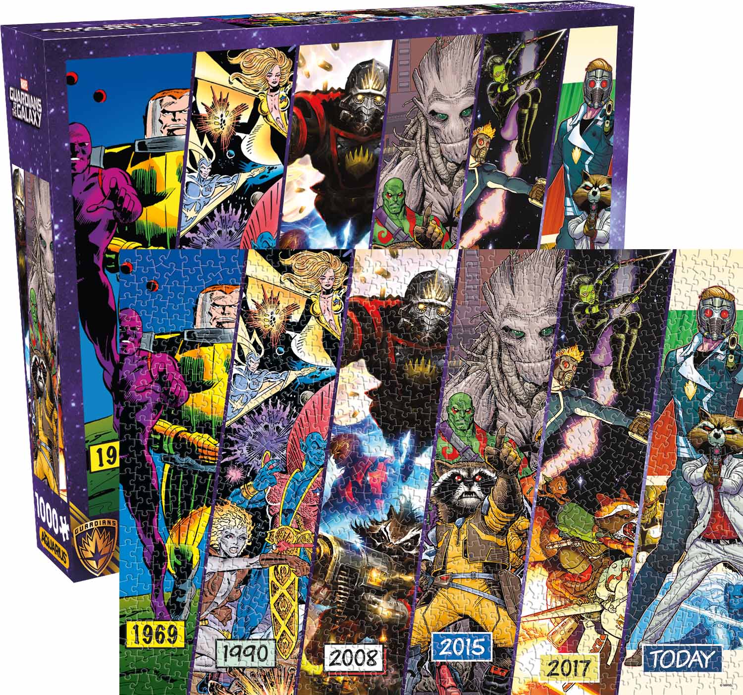 Guardians of the Galaxy Timeline  Movies & TV Jigsaw Puzzle
