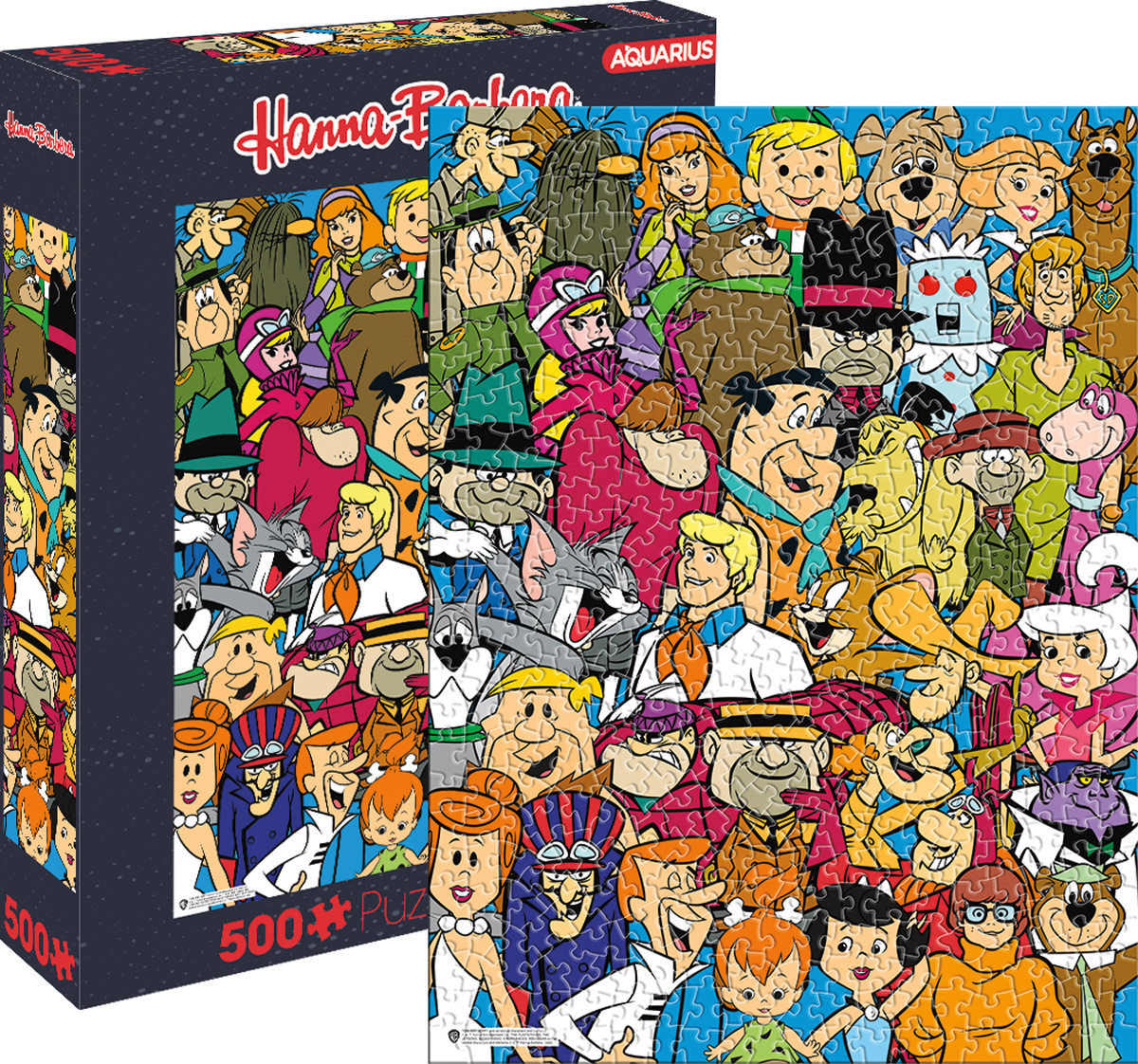 Hanna Barbera Cast, 500 Pieces, Aquarius | Puzzle Warehouse