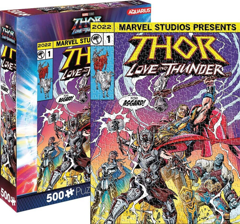 Marvel Thor Love and Thunder Comic Superheroes Jigsaw Puzzle