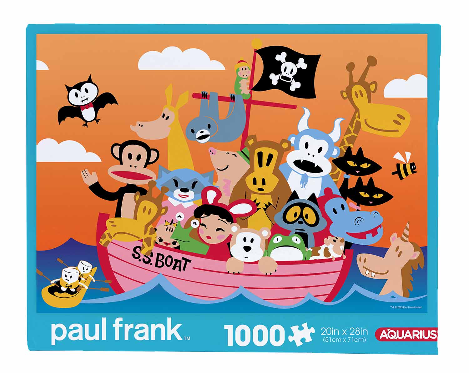 Paul Frank Pirate Ship  Farm Animal Jigsaw Puzzle