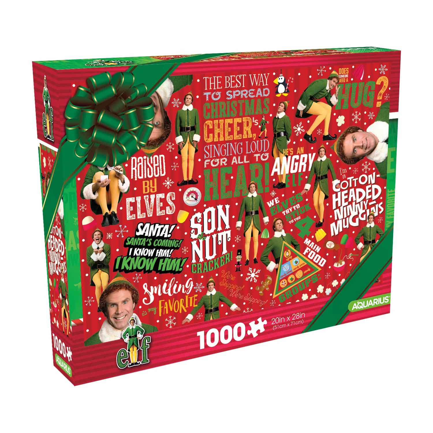 Elf - Wrapping Paper  Movies & TV Jigsaw Puzzle