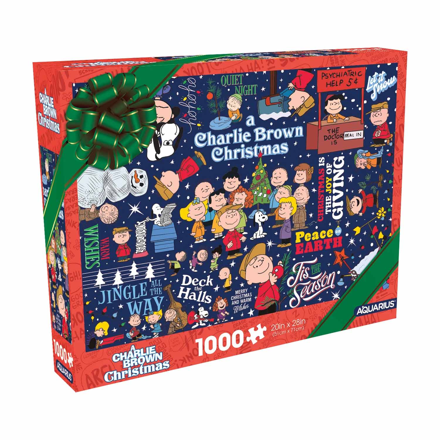 Peanuts Charlie Brown - Wrapping Paper  Movies & TV Jigsaw Puzzle