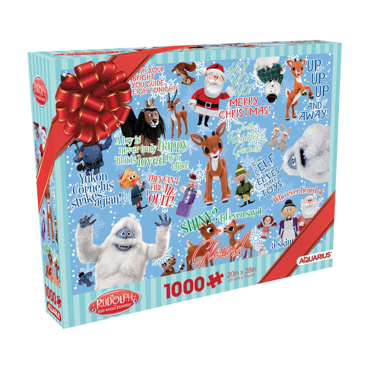Rudolph - Wrapping Paper  Christmas Jigsaw Puzzle