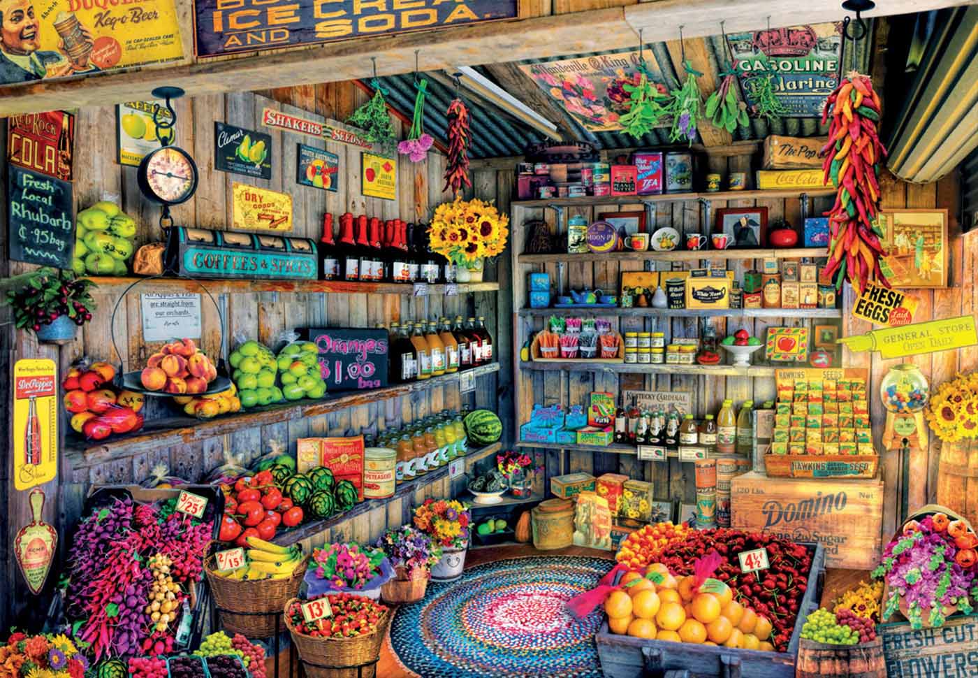The Farmers Market General Store Jigsaw Puzzle