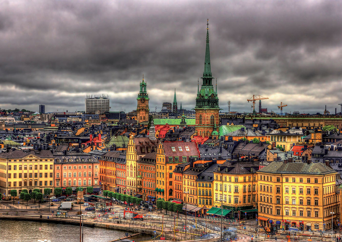 Views of Stockholm, Sweden Europe Jigsaw Puzzle