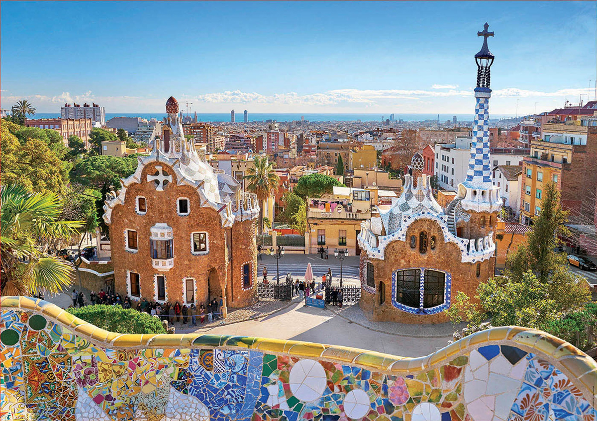 Barcelona View From Park Guell Photography Jigsaw Puzzle
