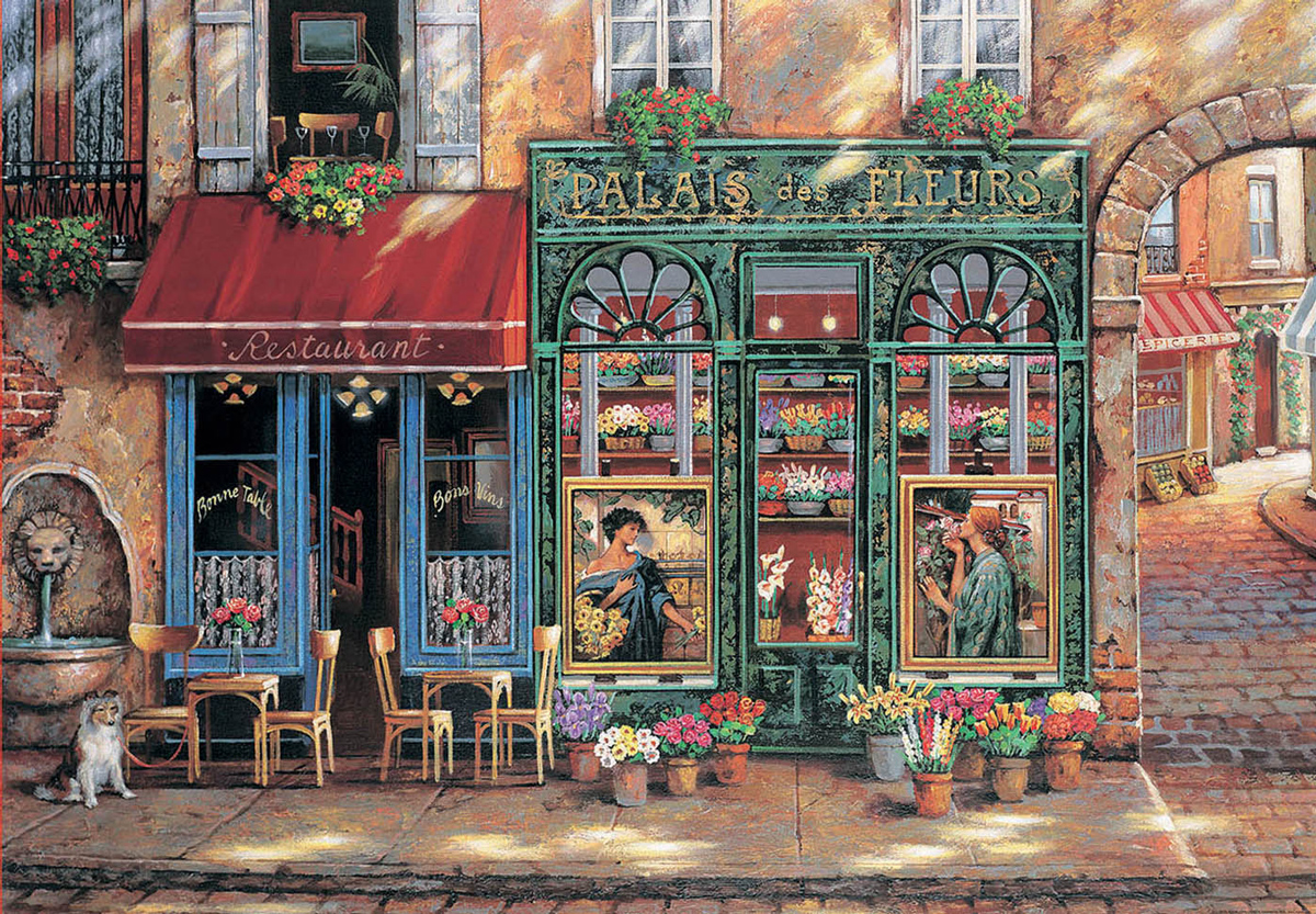 Palais Des Fleurs Paris & France Jigsaw Puzzle