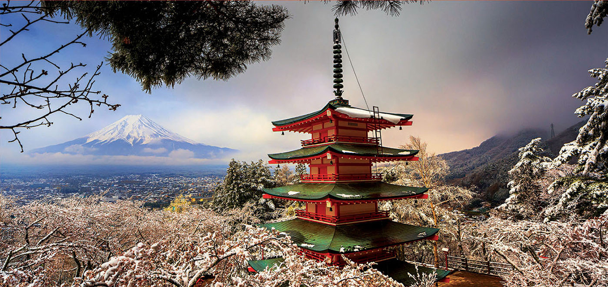 Mount Fuji & Chureito Pagoda, Japan