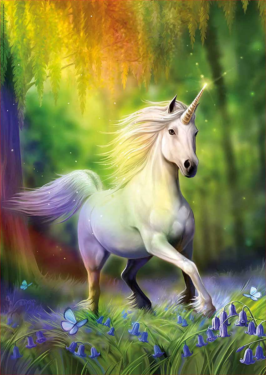 Chasing The Rainbow Unicorns Jigsaw Puzzle