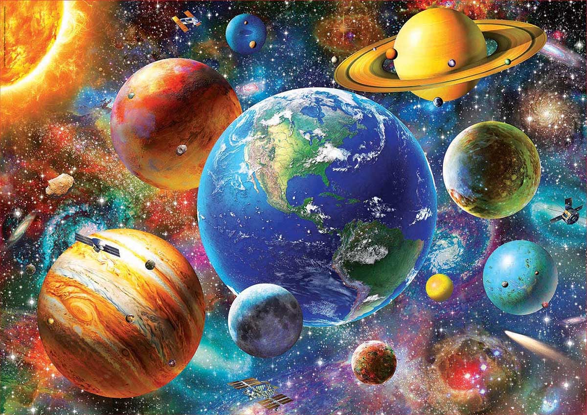 Solar System Space Jigsaw Puzzle
