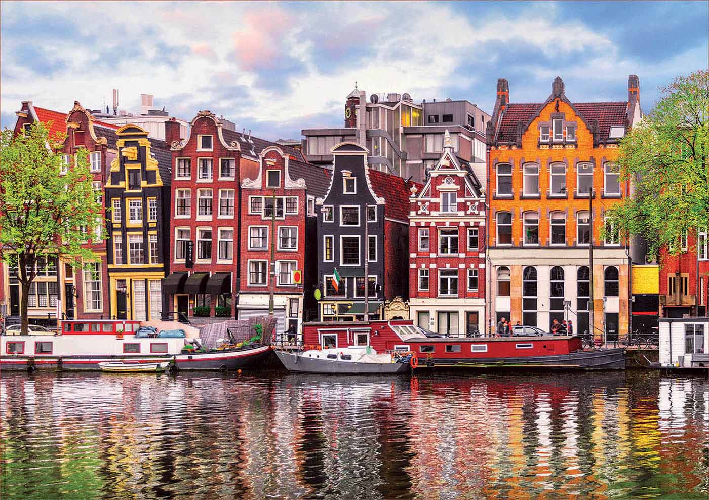 Dancing Houses, Amsterdam Travel Jigsaw Puzzle