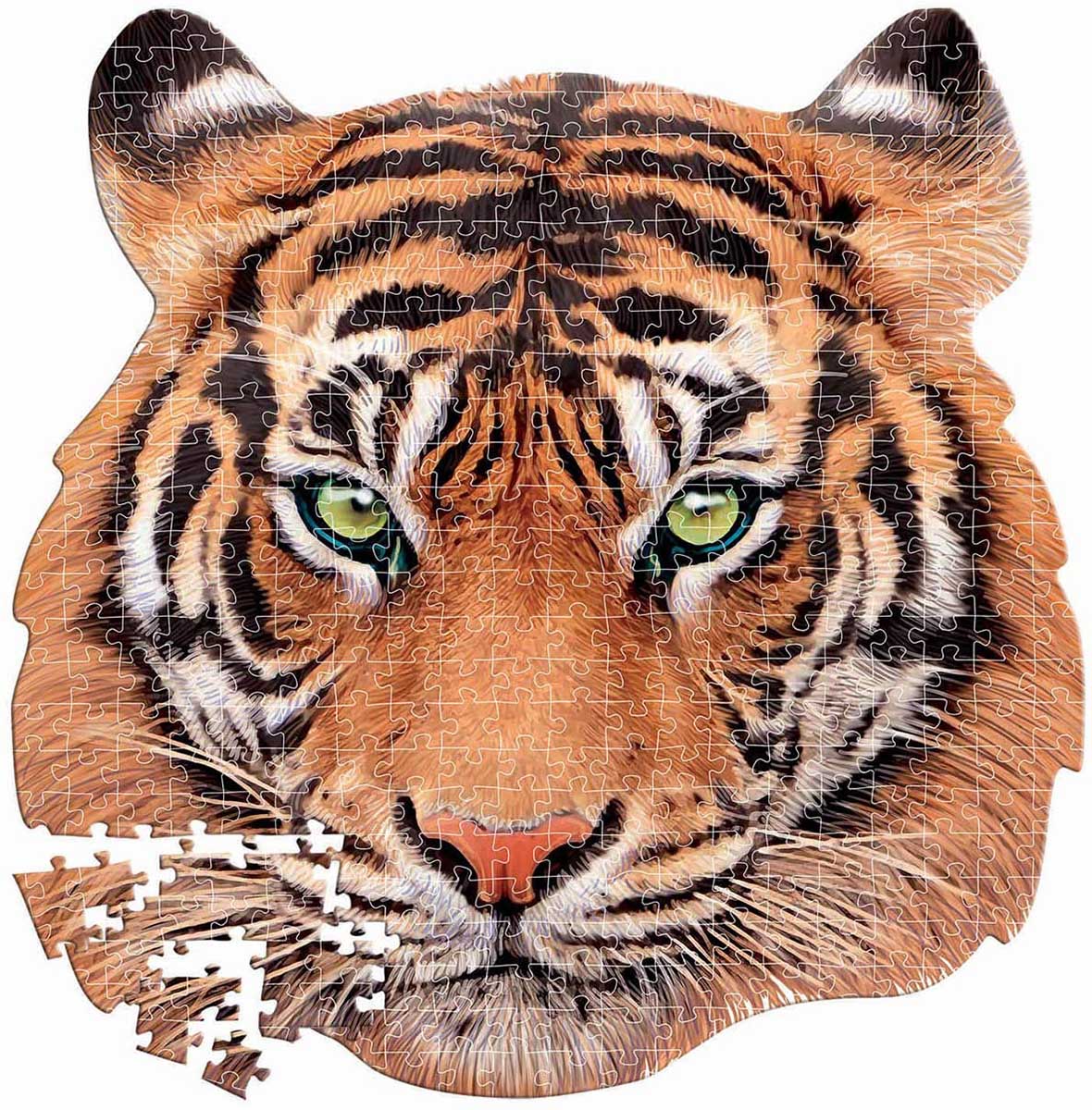 Tiger Big Cats Shaped Puzzle