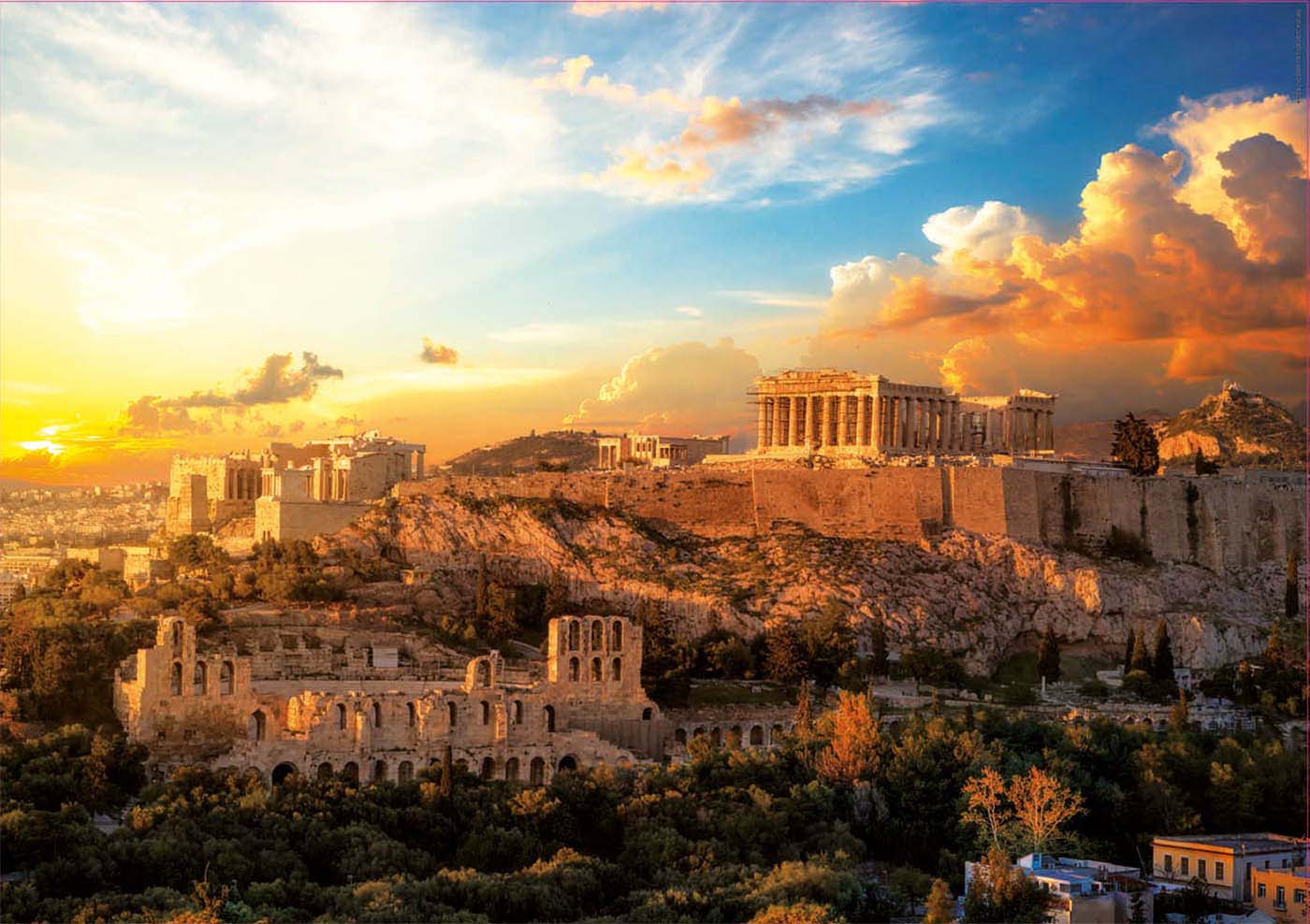 Acropolis Of Athens Travel Jigsaw Puzzle