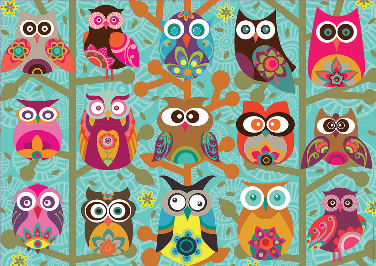 Owls Birds Jigsaw Puzzle