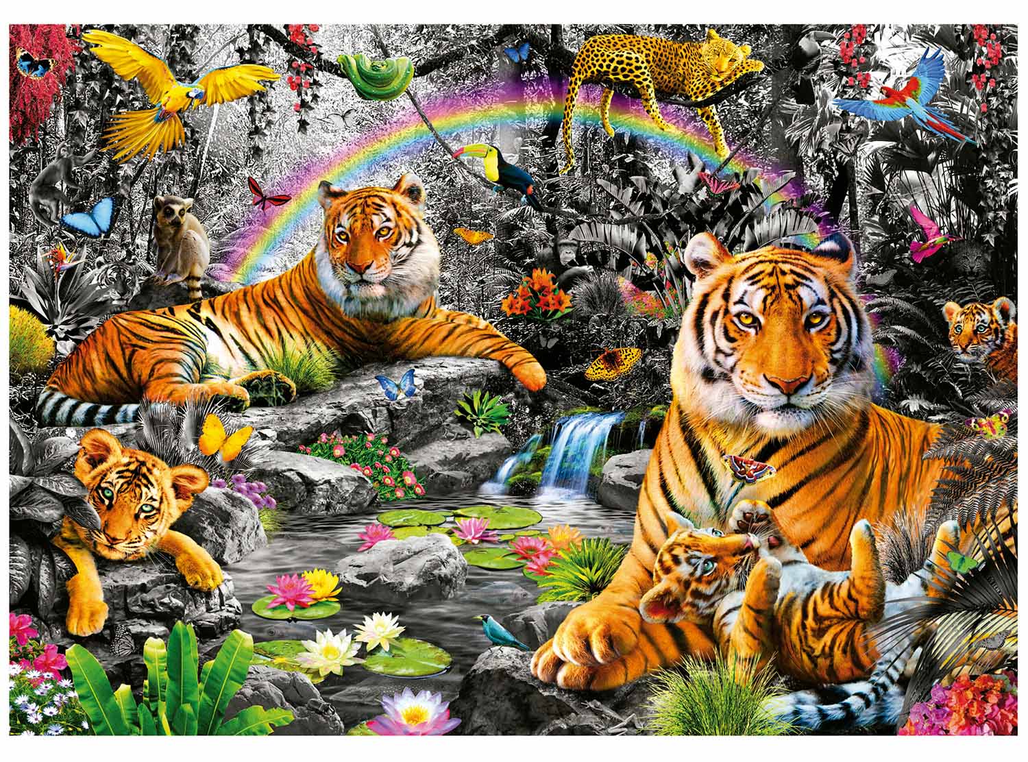 Brilliant Jungle Jungle Animals Jigsaw Puzzle
