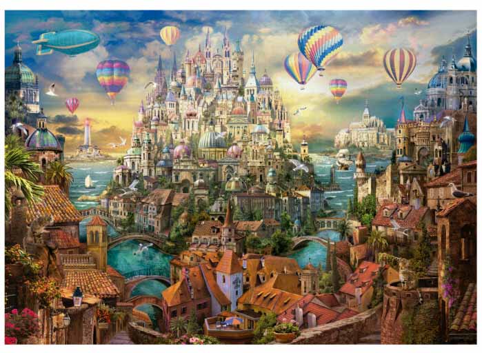 Dream Town Fantasy Jigsaw Puzzle