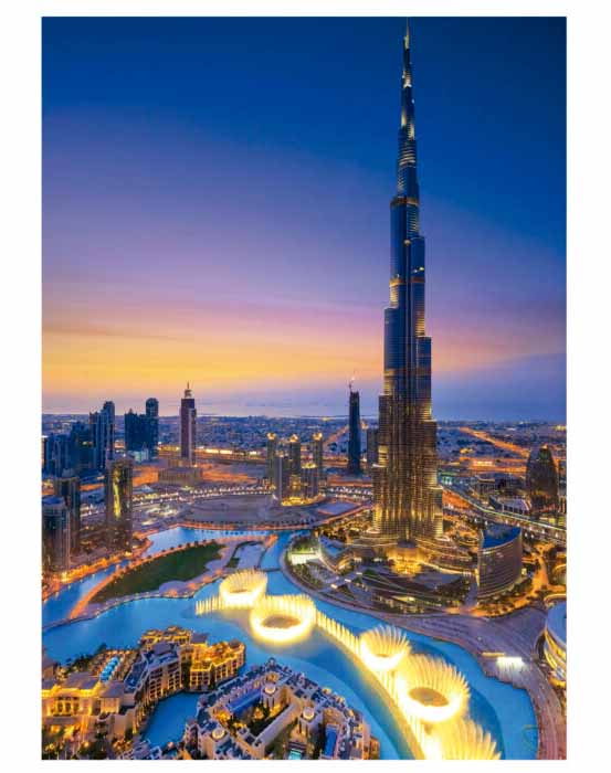 Buri Khalifa, United Arab Emirates  Landmarks & Monuments Jigsaw Puzzle