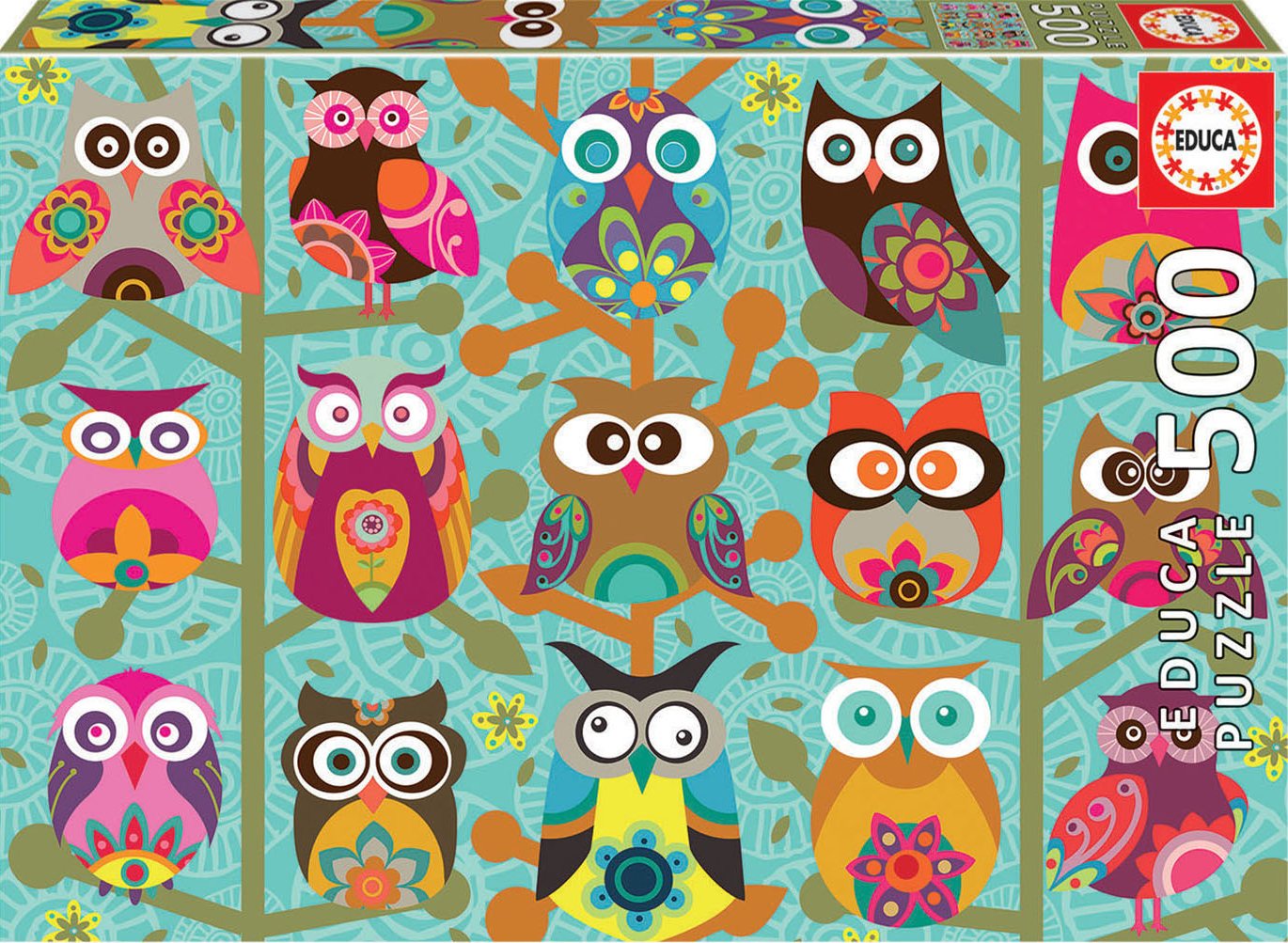 Owls 500 Pieces Educa Puzzle Warehouse