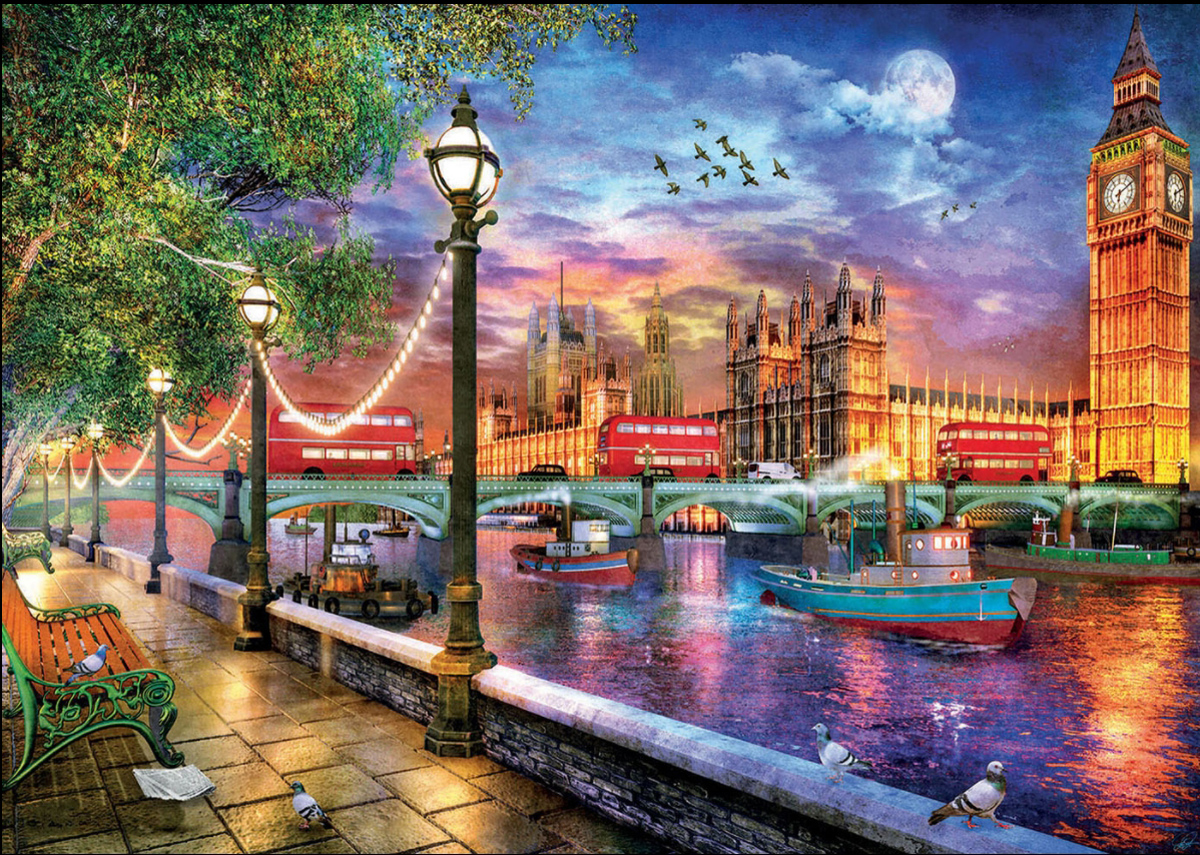 London At Sunset London Jigsaw Puzzle