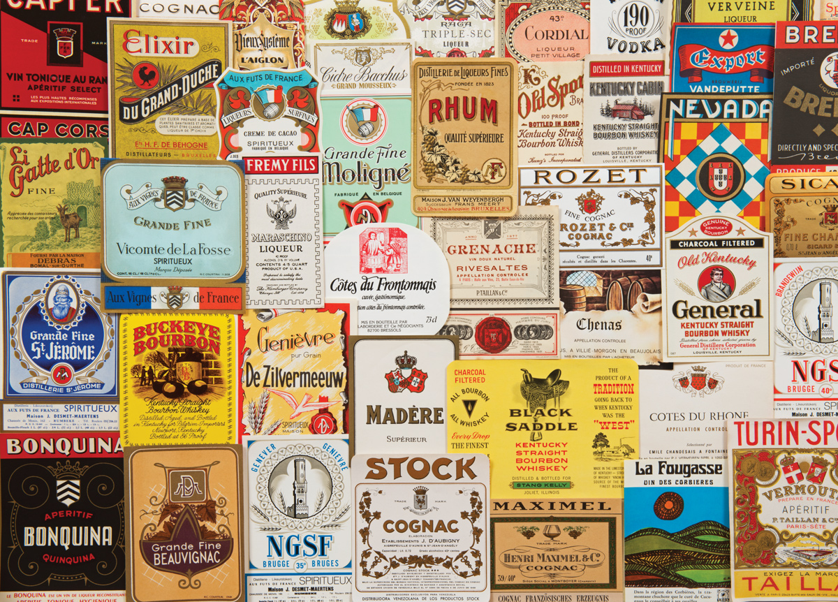 Vintage Drinks Nostalgic & Retro Jigsaw Puzzle
