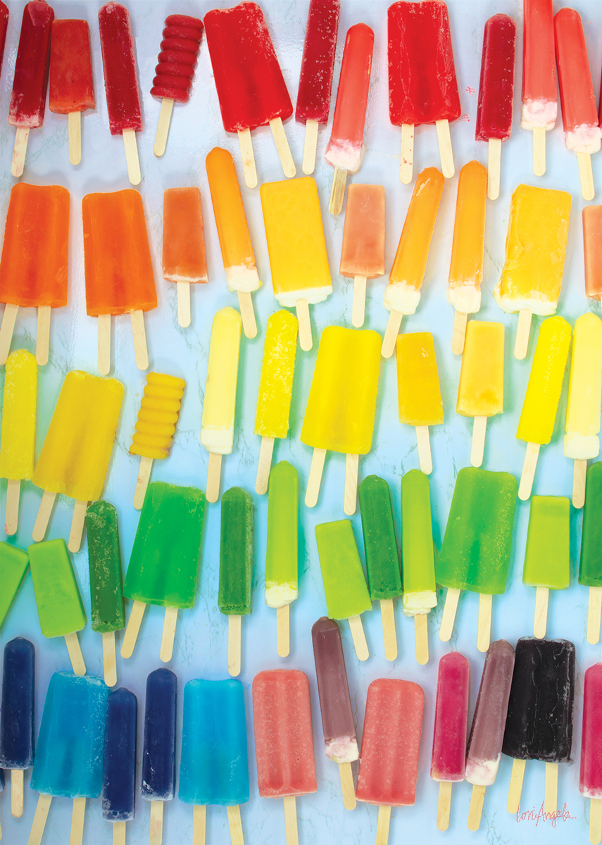 Popsicle Rainbow Food and Drink Jigsaw Puzzle