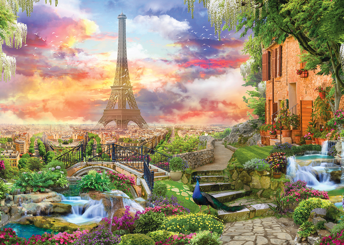 Paris Garden Paris & France Jigsaw Puzzle