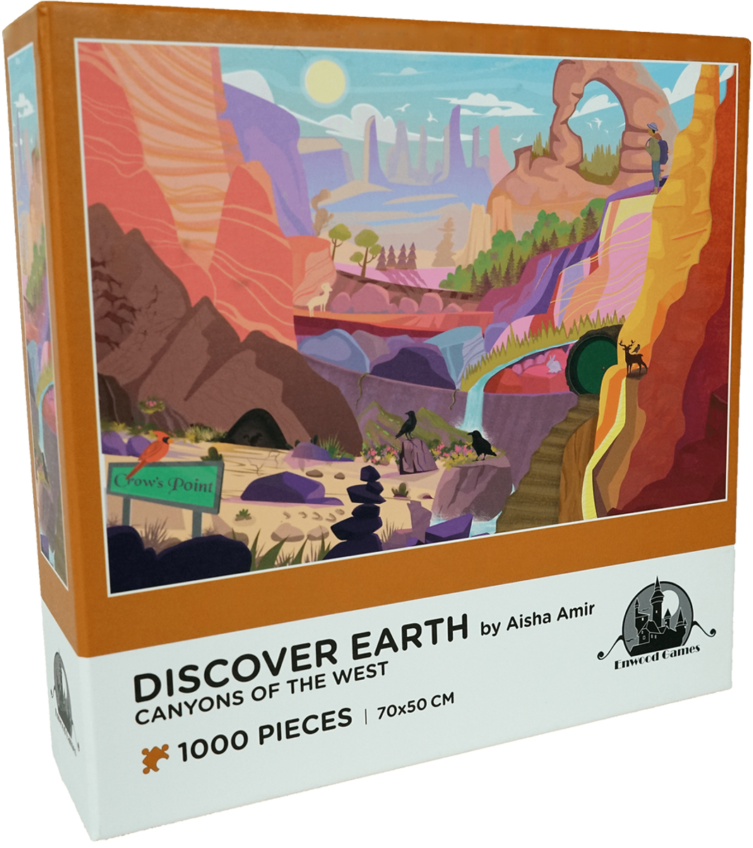 Canyons of the West Mountain Jigsaw Puzzle