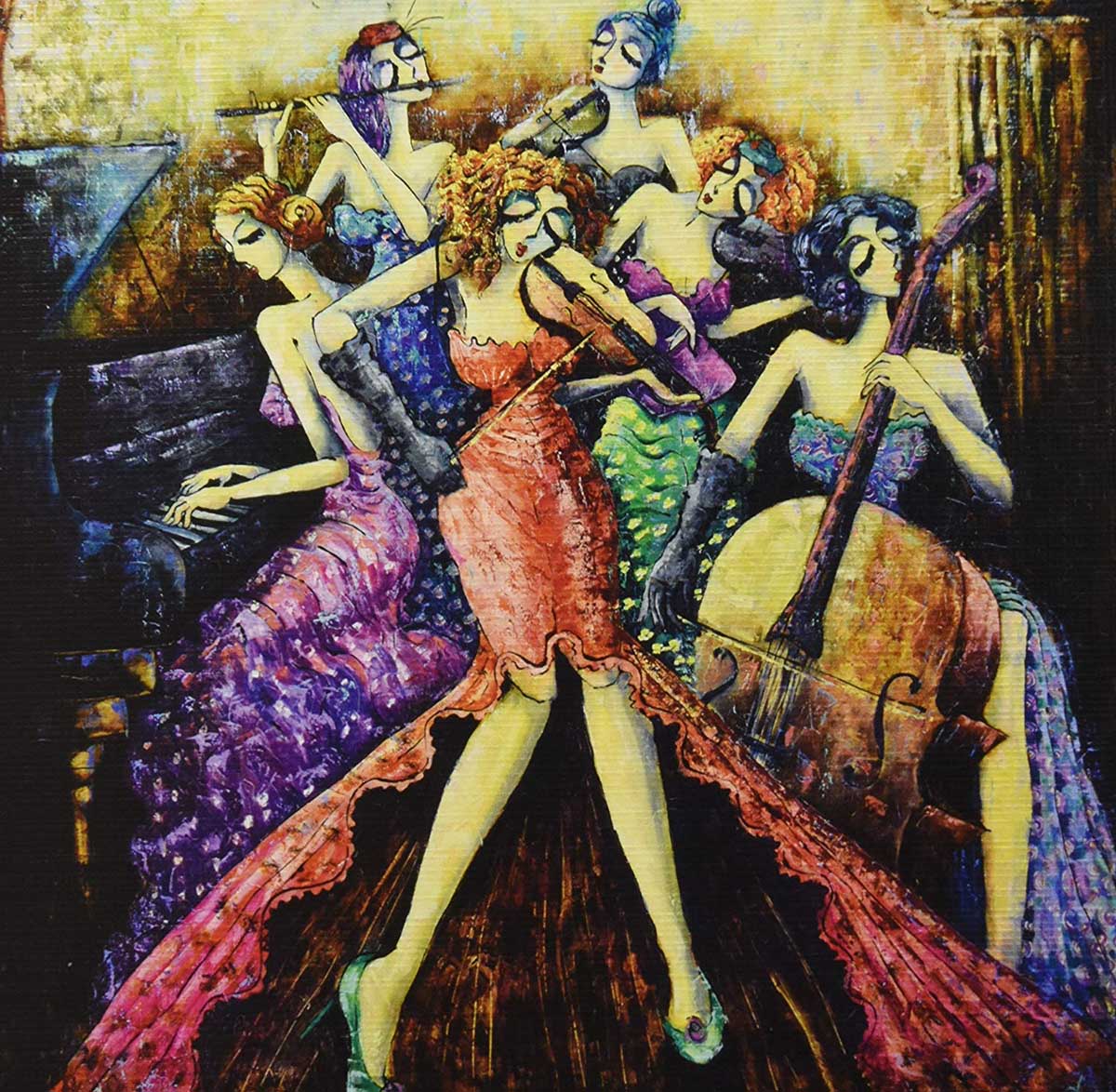 Ladies Orchestra Music Jigsaw Puzzle