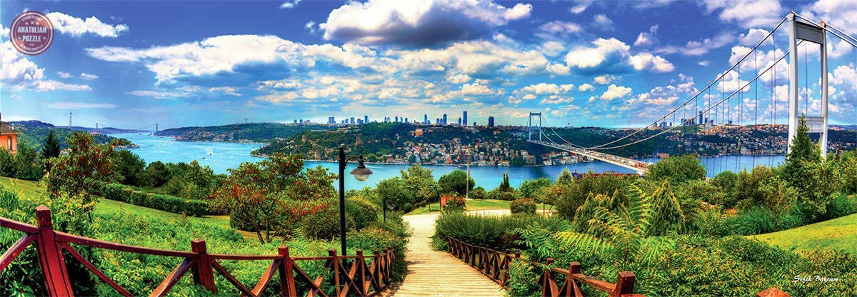Bosphorus From Otagtepe Landscape Jigsaw Puzzle