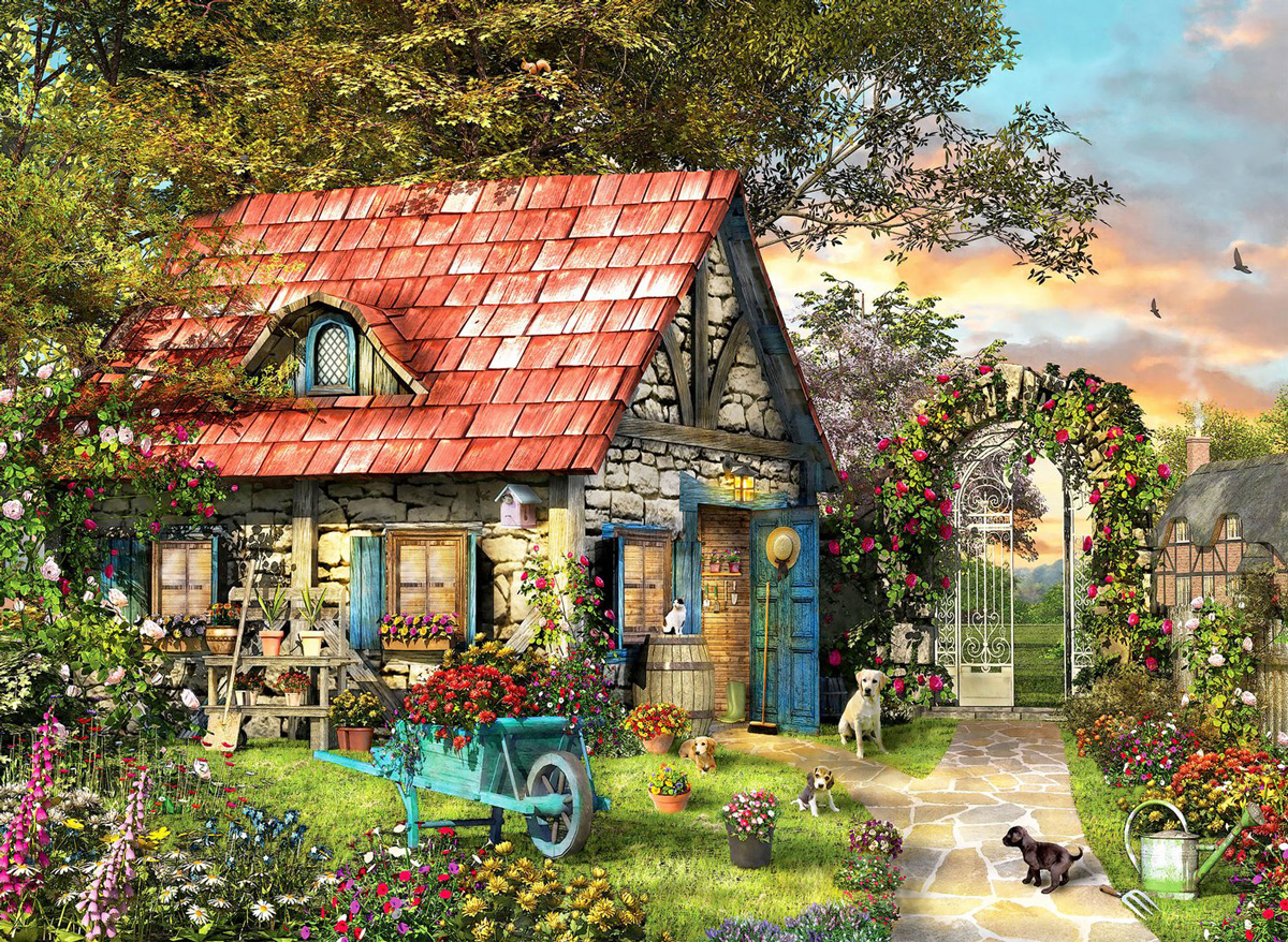 Country Shed Cabin & Cottage Jigsaw Puzzle