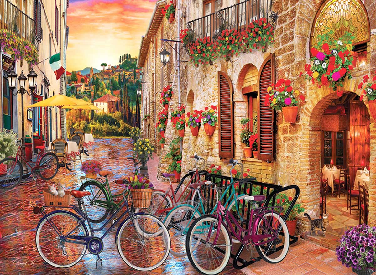 Biking in Tuscany - Scratch and Dent Italy Jigsaw Puzzle
