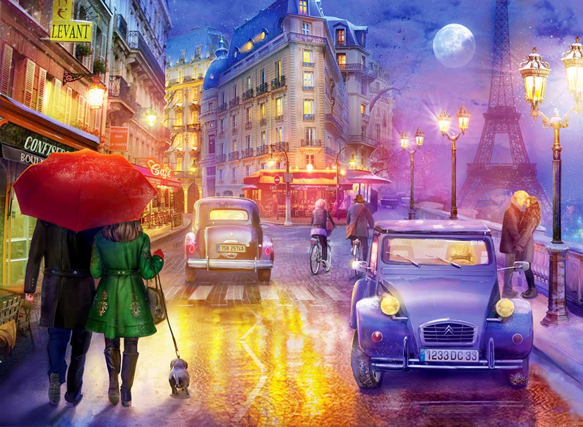 Paris at Night Paris & France Jigsaw Puzzle