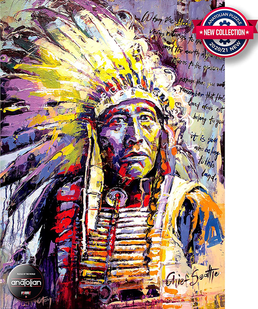 Chief Seattle Native American Jigsaw Puzzle