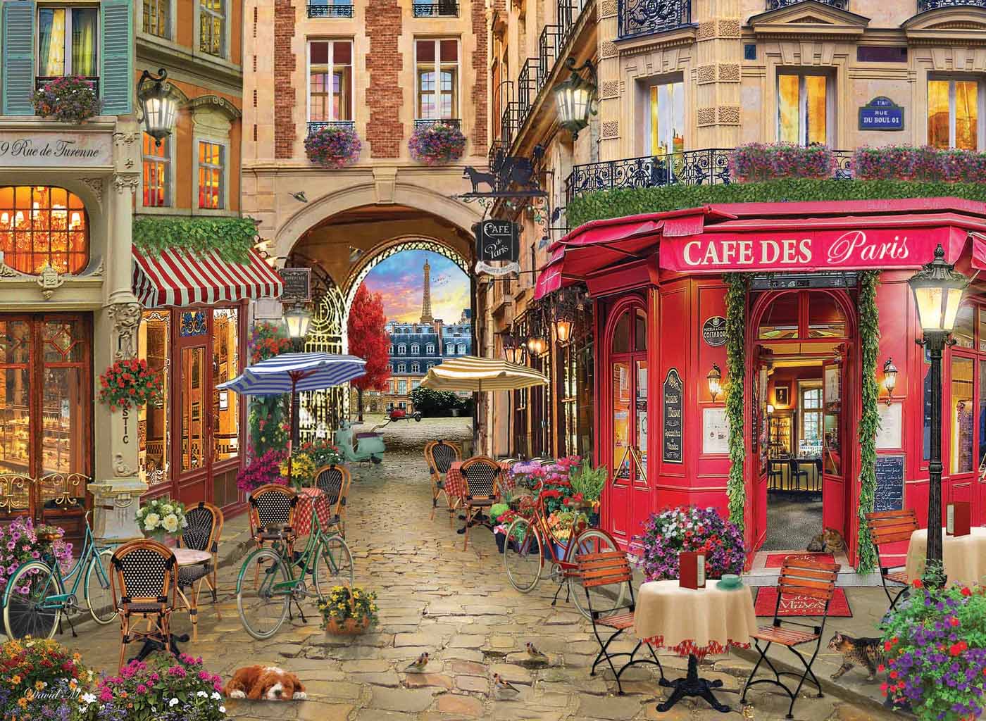 Cafe des Paris Travel Jigsaw Puzzle