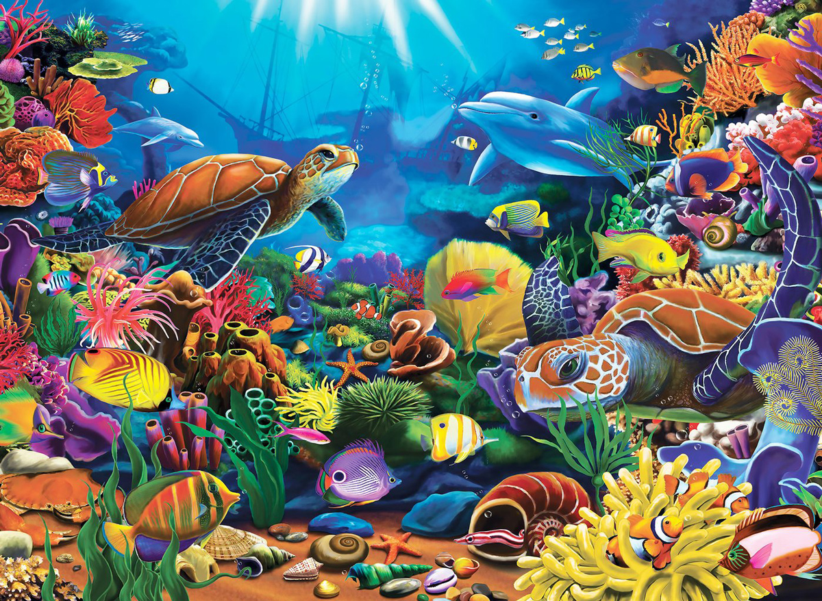 Sea Of Beauty Sea Life Jigsaw Puzzle