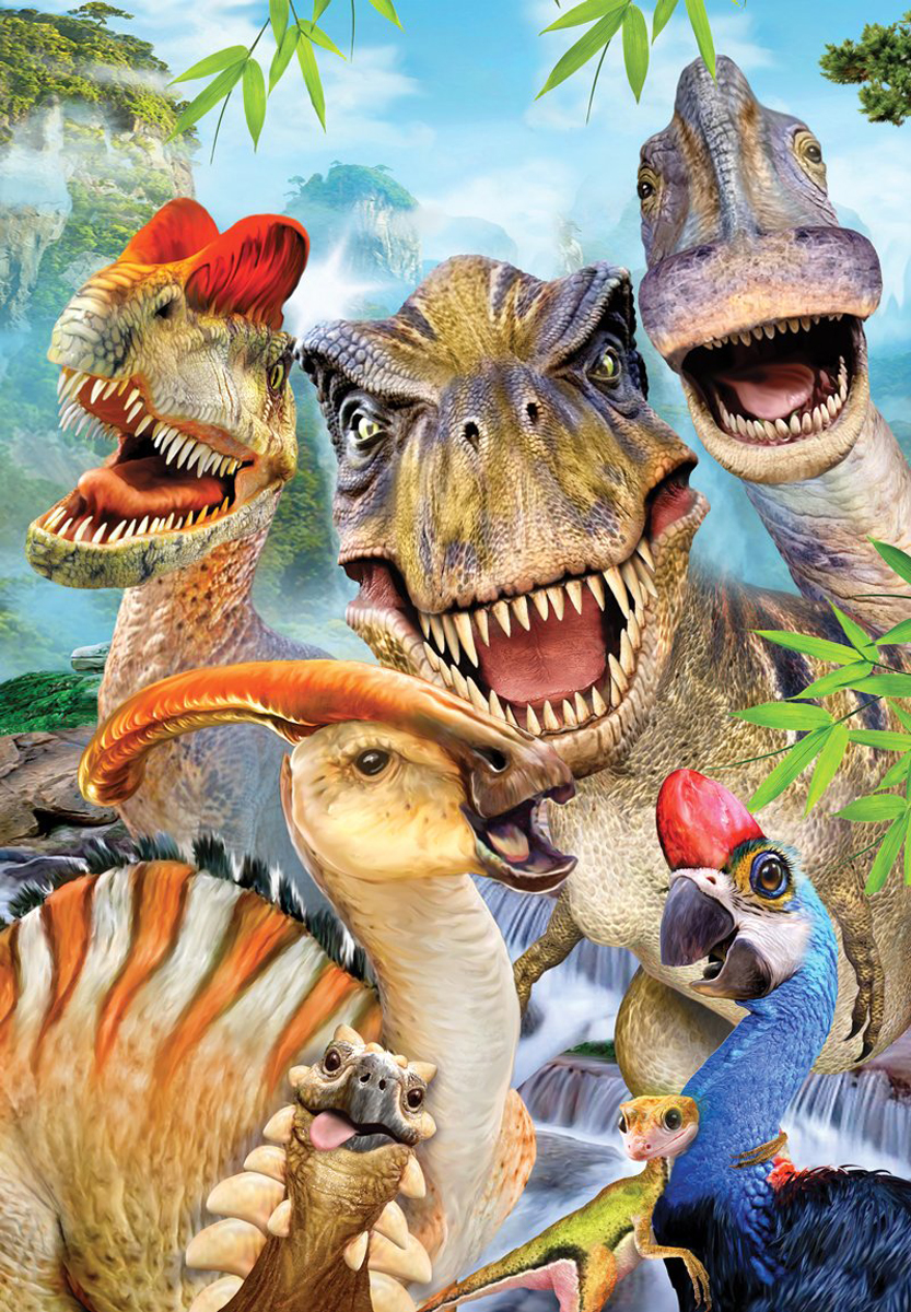 Dino Selfie Dinosaurs Jigsaw Puzzle