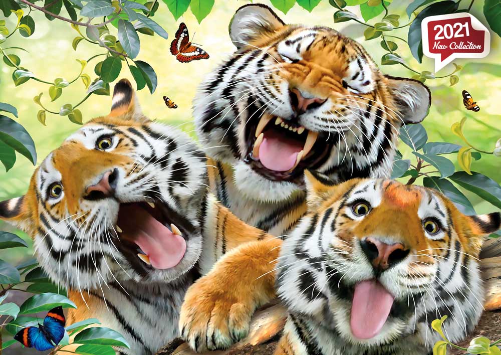 Tiger Selfie Big Cats Jigsaw Puzzle