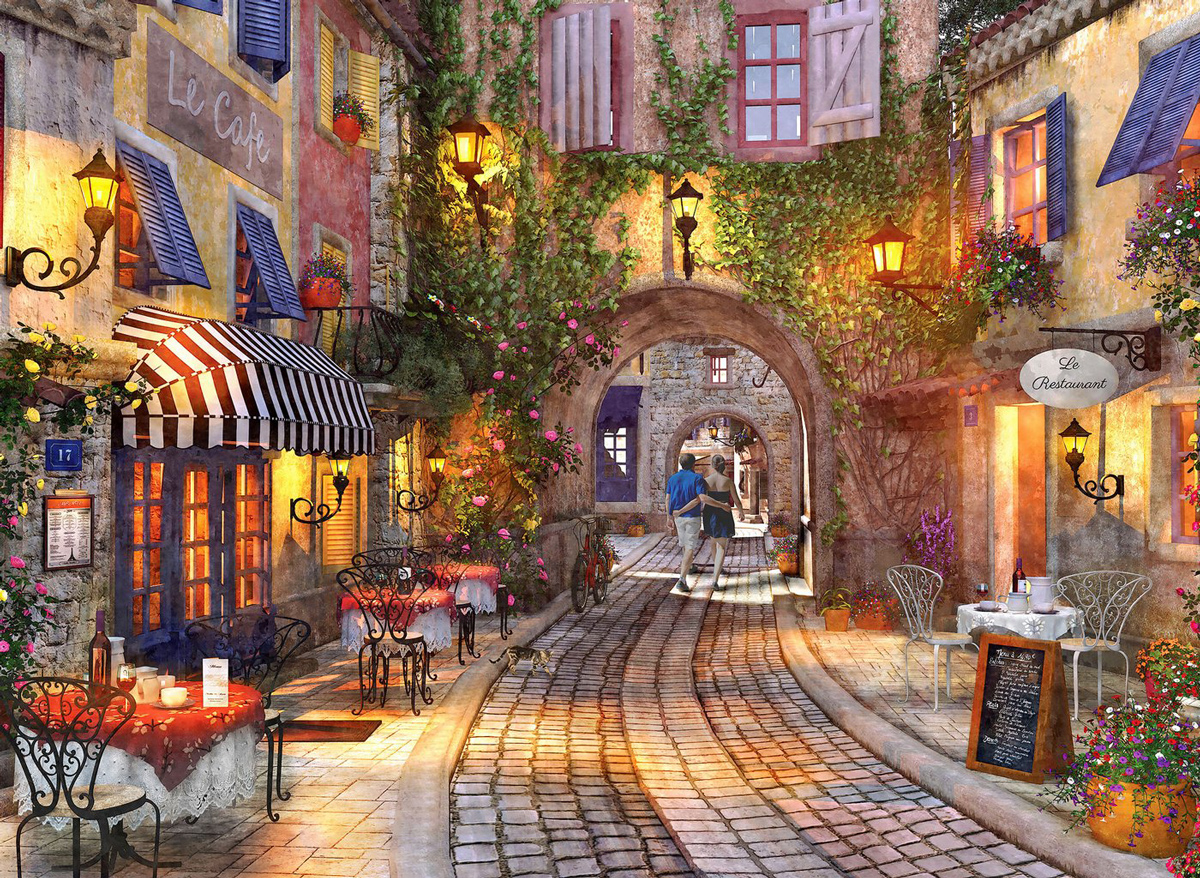 French Walkway Paris & France Jigsaw Puzzle