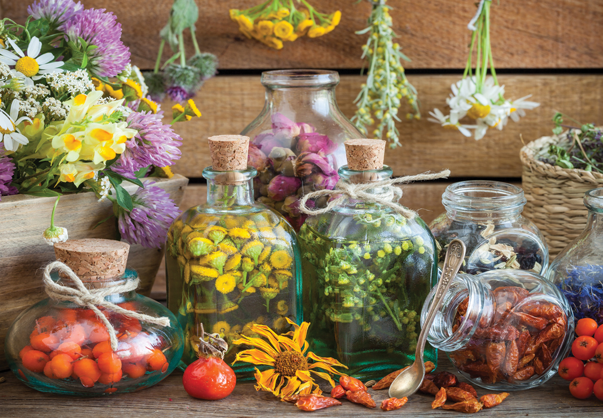 Herbal Therapy Flower & Garden Jigsaw Puzzle
