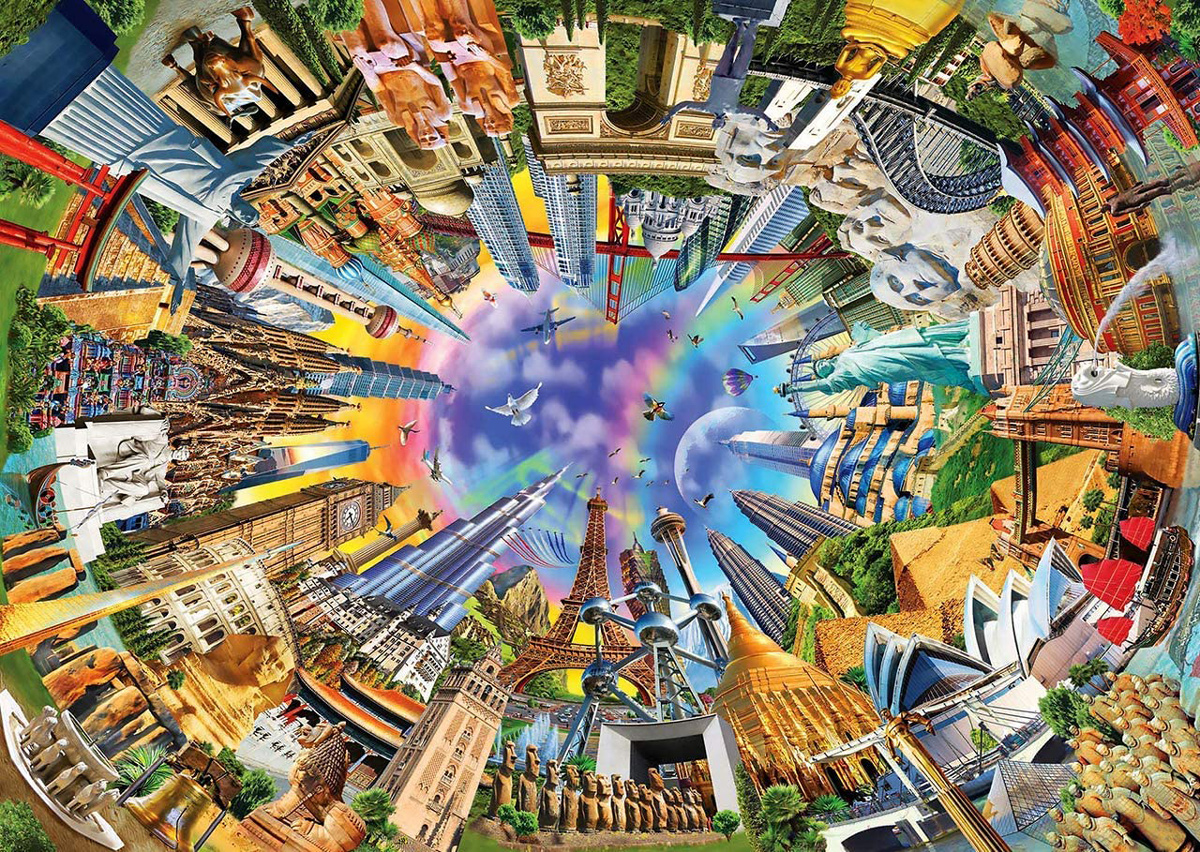 360 World - Scratch and Dent Landmarks & Monuments Jigsaw Puzzle