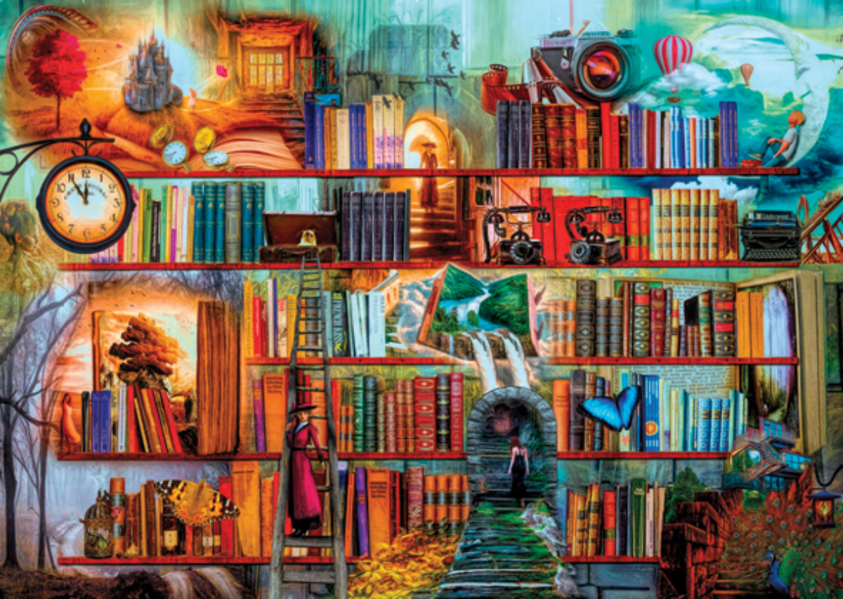 Mystery Writers Books & Reading Jigsaw Puzzle