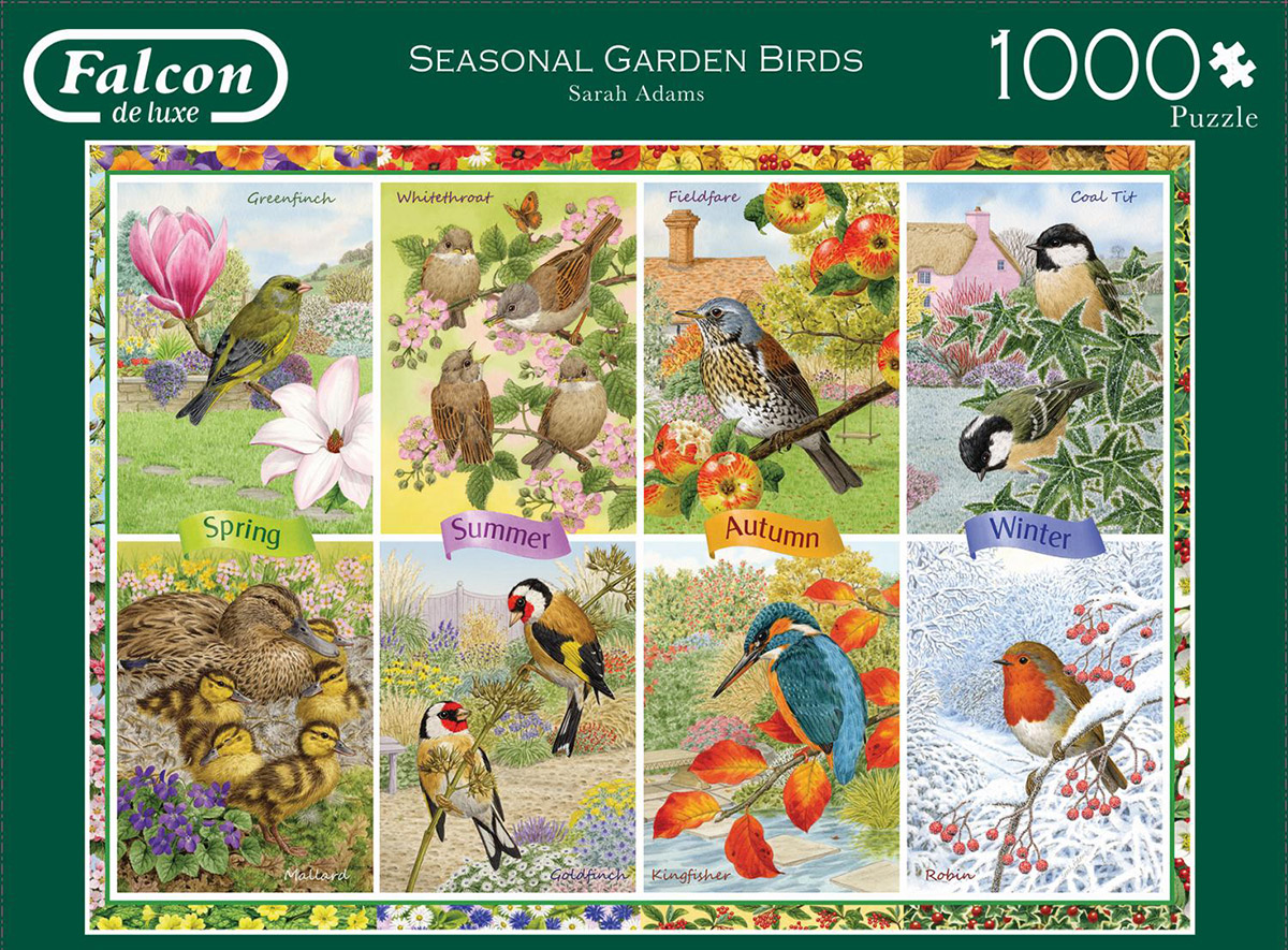Garden Birds 1000 Piece Jigsaw Puzzle