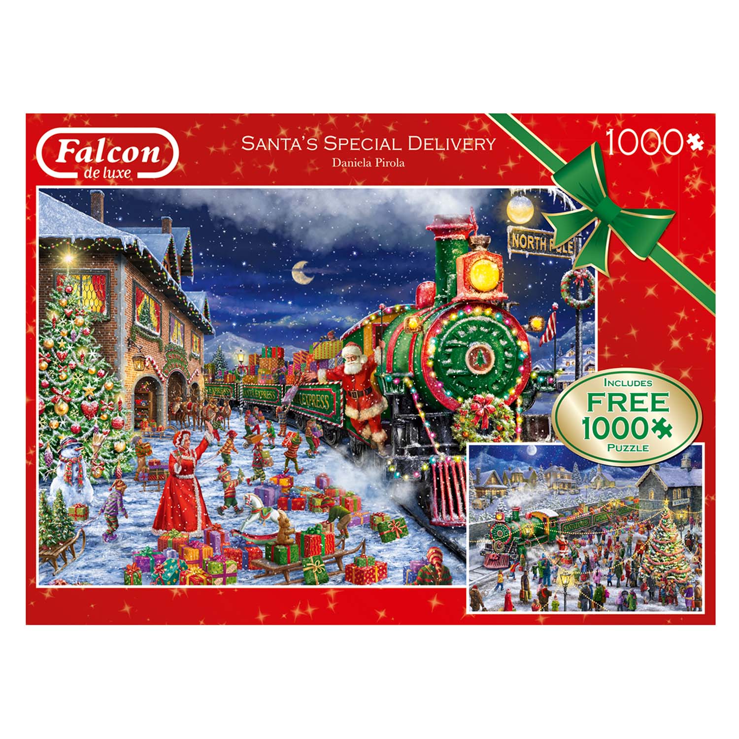 Santa's Special Delivery Train Jigsaw Puzzle