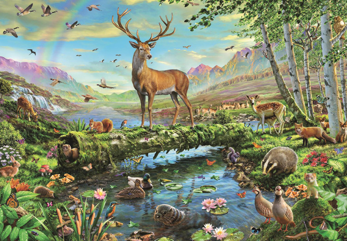 wildlife splendour jigsaw puzzle puzzlewarehousecom