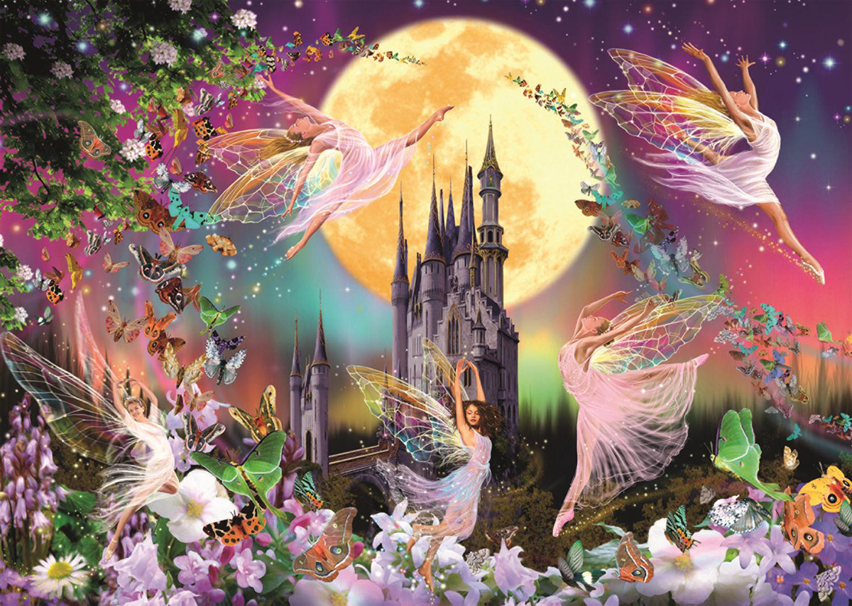 Алмазная мозаика Цветочная Фея в сказочном царстве